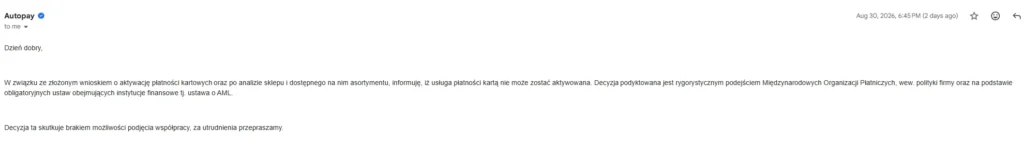 Najgorsza bramka płatności dla firm w 2026 - Autopay 2